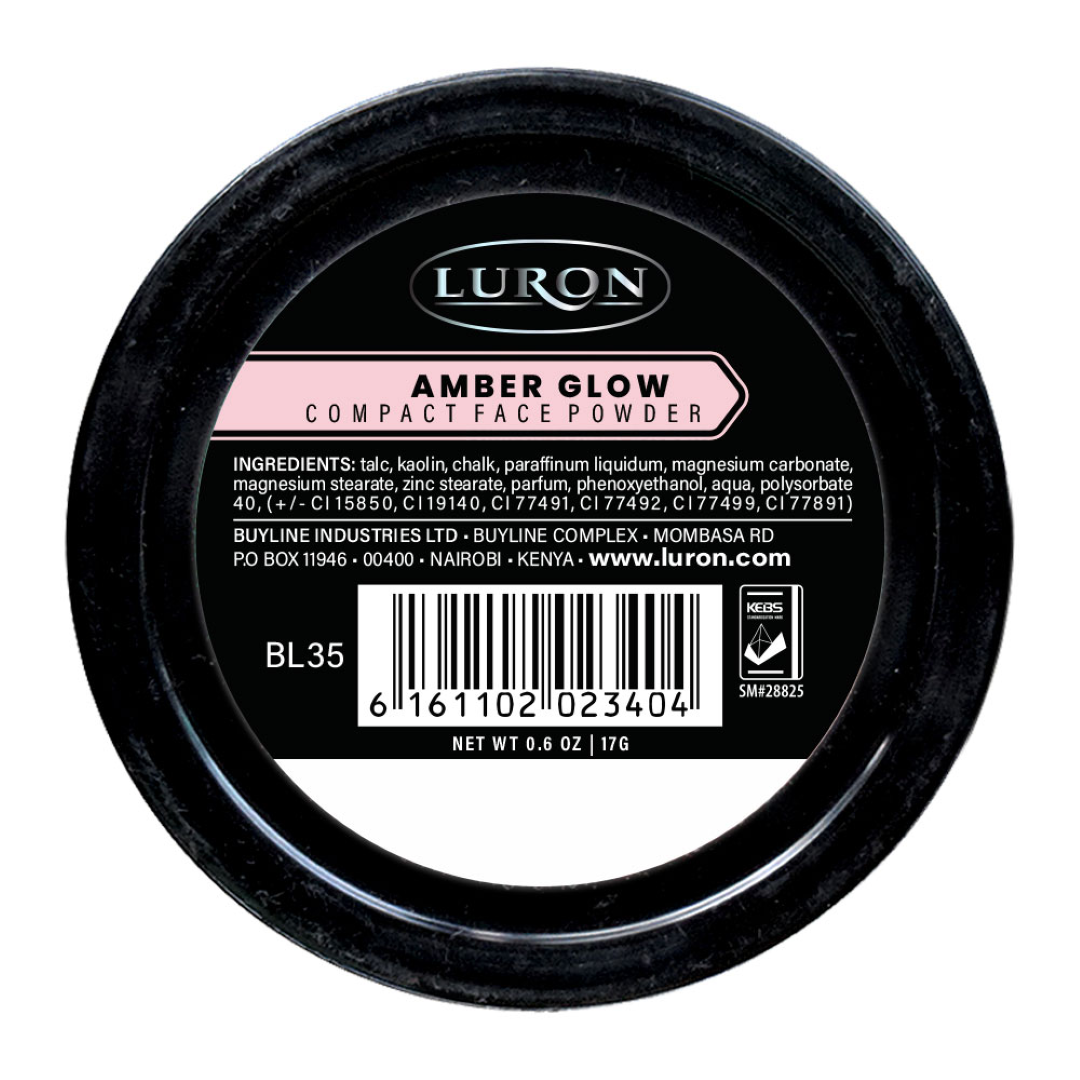 LURON COMPACT POWDER AMBER GLOW 17G
